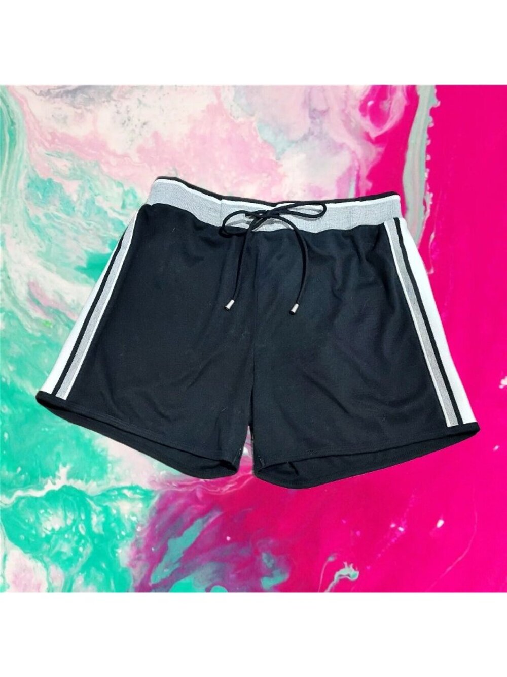 Shorts Tangerine Brand Women Black  Gray Silver White Athletic Size L